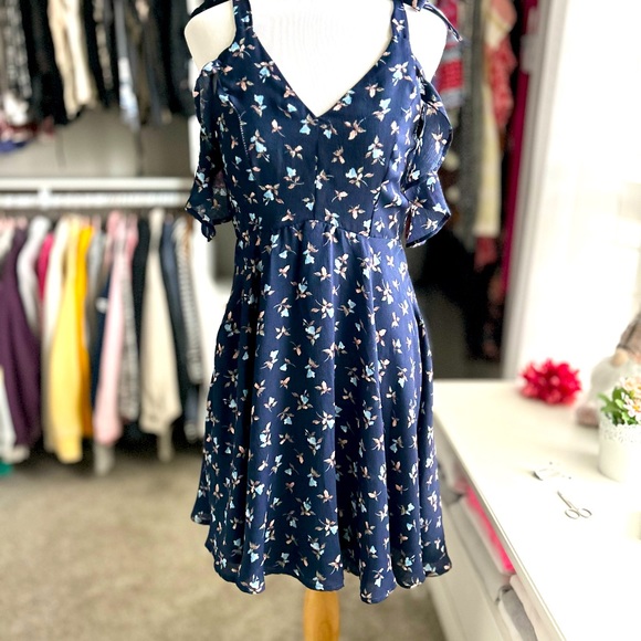 alter’d state Navy Floral Dress - Picture 1 of 9